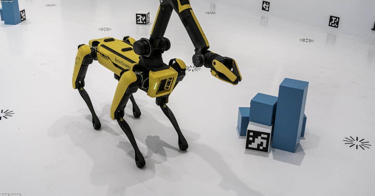 Human hand touching a digital interface